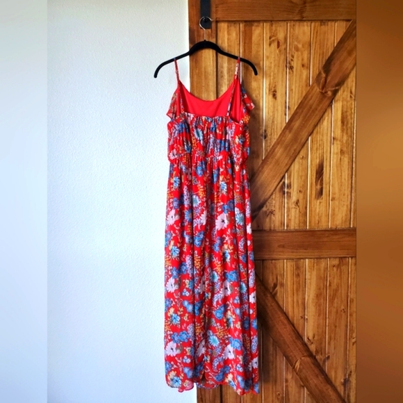 Forever 21 Red Floral Maxi Dress - Picture 3 of 5